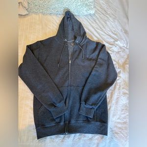 Gray Zip Up Hoodie